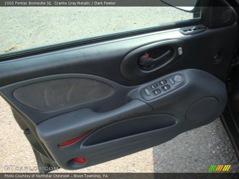 Granite Gray Metallic / Dark Pewter 2002 Pontiac Bonneville SE