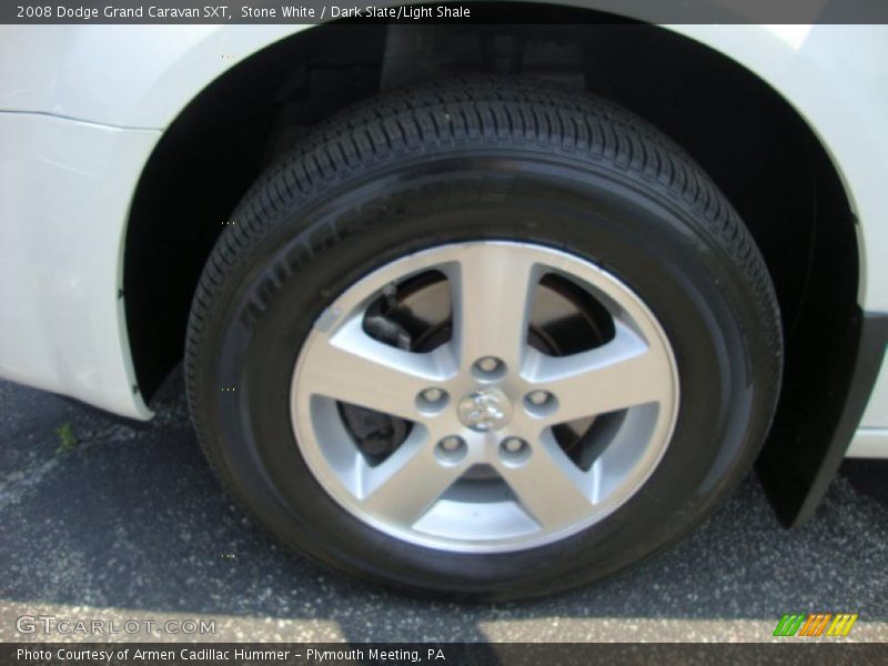 Stone White / Dark Slate/Light Shale 2008 Dodge Grand Caravan SXT