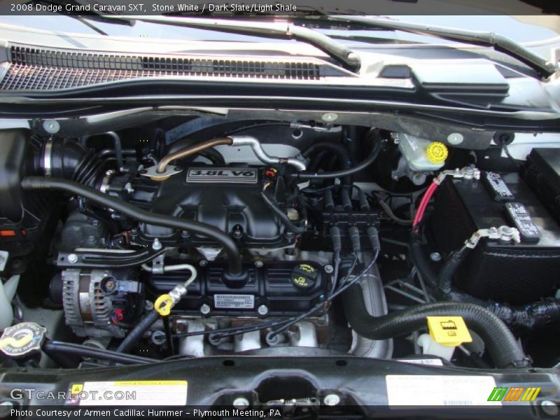 Stone White / Dark Slate/Light Shale 2008 Dodge Grand Caravan SXT