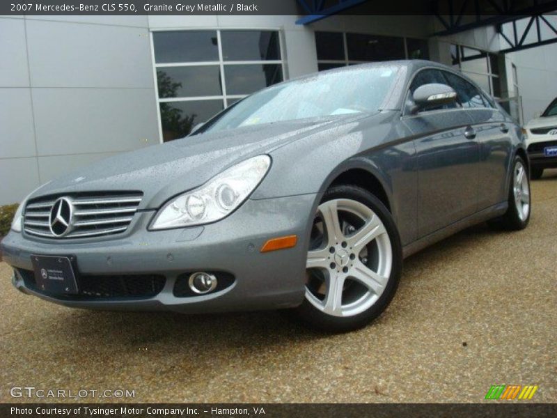Granite Grey Metallic / Black 2007 Mercedes-Benz CLS 550