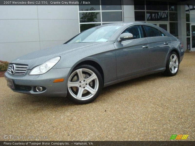 Granite Grey Metallic / Black 2007 Mercedes-Benz CLS 550