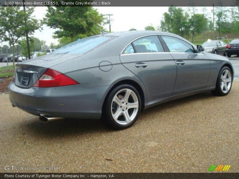 Granite Grey Metallic / Black 2007 Mercedes-Benz CLS 550
