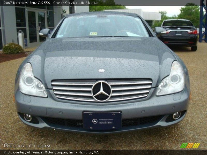 Granite Grey Metallic / Black 2007 Mercedes-Benz CLS 550