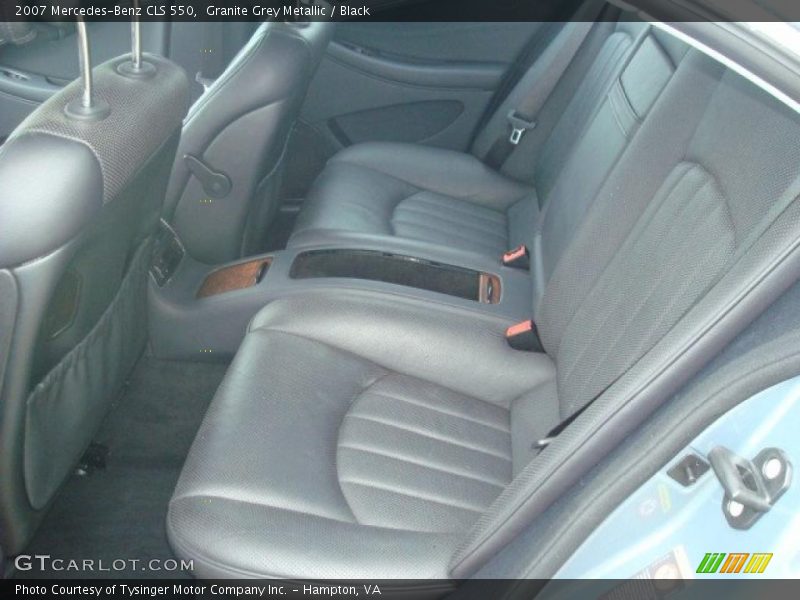 Granite Grey Metallic / Black 2007 Mercedes-Benz CLS 550