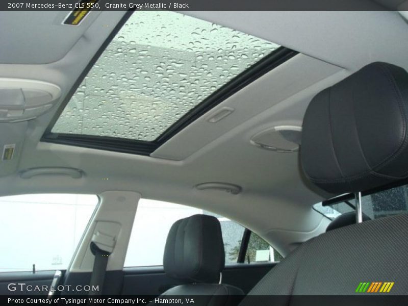 Granite Grey Metallic / Black 2007 Mercedes-Benz CLS 550