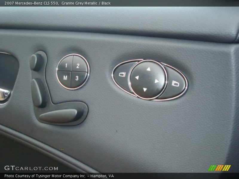 Granite Grey Metallic / Black 2007 Mercedes-Benz CLS 550