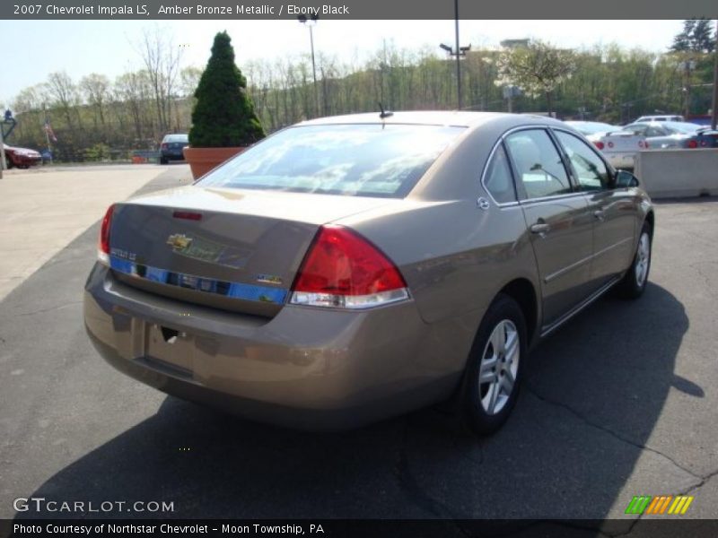 Amber Bronze Metallic / Ebony Black 2007 Chevrolet Impala LS