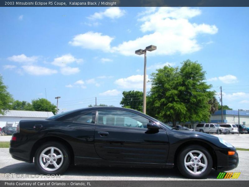 Kalapana Black / Midnight 2003 Mitsubishi Eclipse RS Coupe
