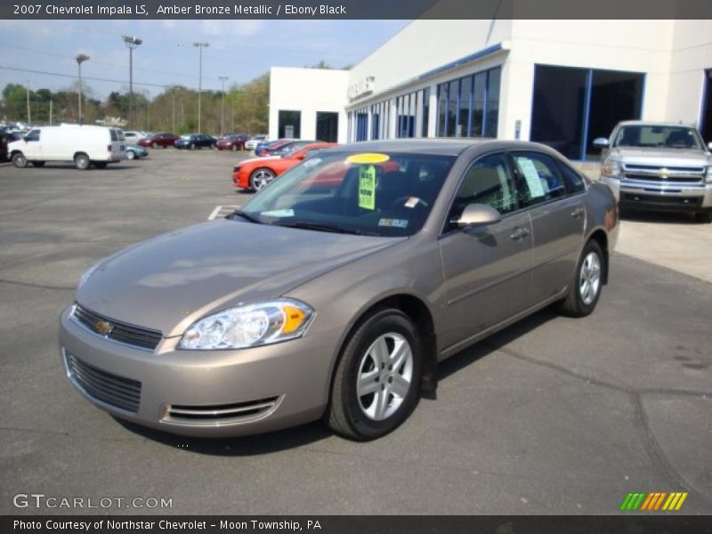 Amber Bronze Metallic / Ebony Black 2007 Chevrolet Impala LS