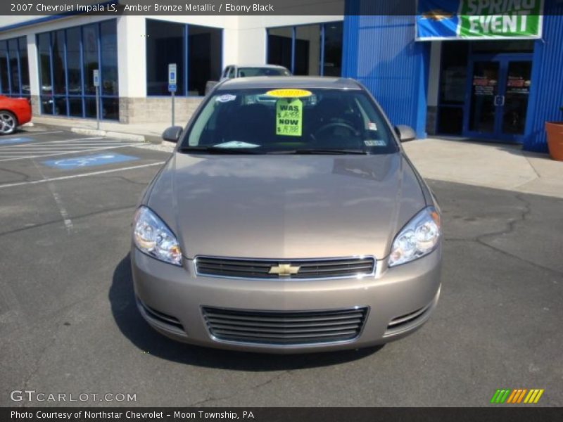 Amber Bronze Metallic / Ebony Black 2007 Chevrolet Impala LS