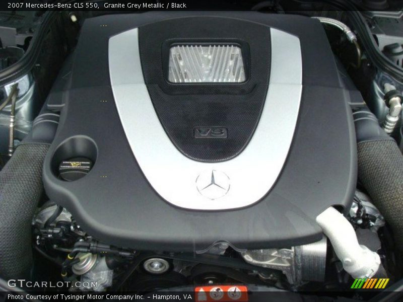 Granite Grey Metallic / Black 2007 Mercedes-Benz CLS 550