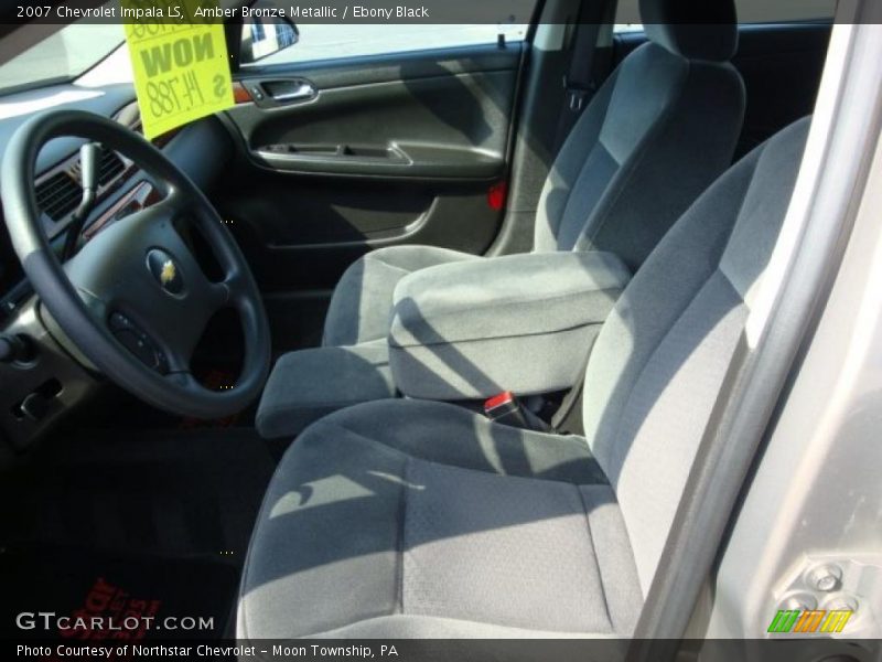 Amber Bronze Metallic / Ebony Black 2007 Chevrolet Impala LS