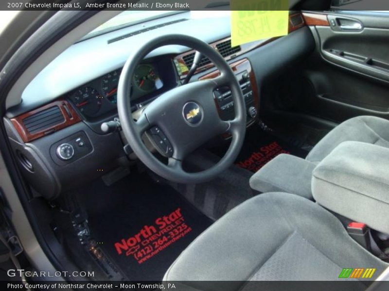 Amber Bronze Metallic / Ebony Black 2007 Chevrolet Impala LS