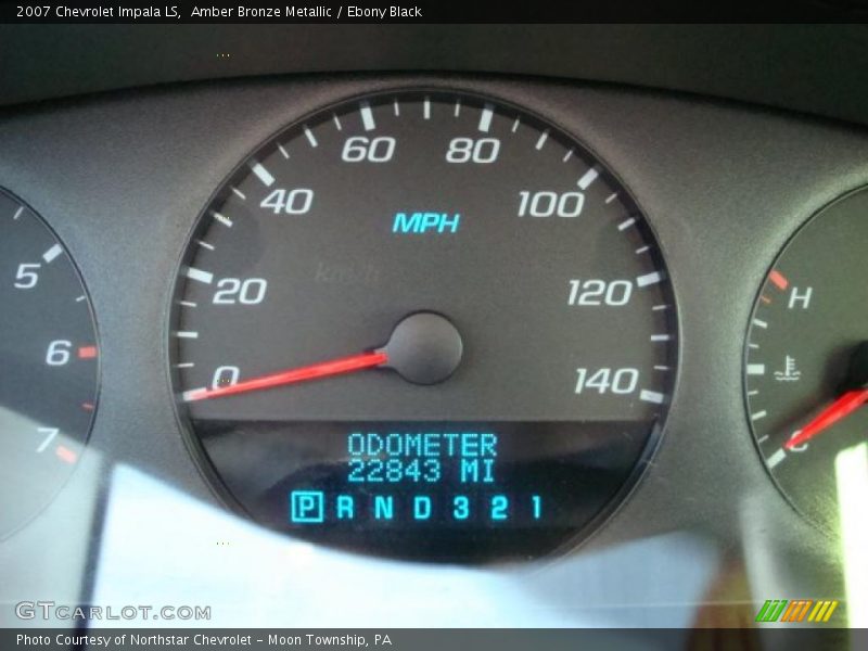 Amber Bronze Metallic / Ebony Black 2007 Chevrolet Impala LS
