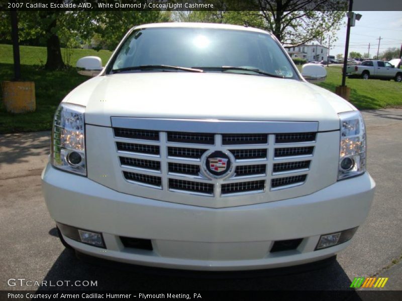 White Diamond / Cocoa/Light Cashmere 2007 Cadillac Escalade AWD
