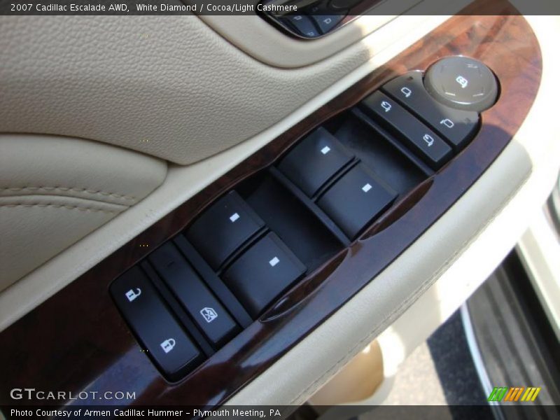 White Diamond / Cocoa/Light Cashmere 2007 Cadillac Escalade AWD
