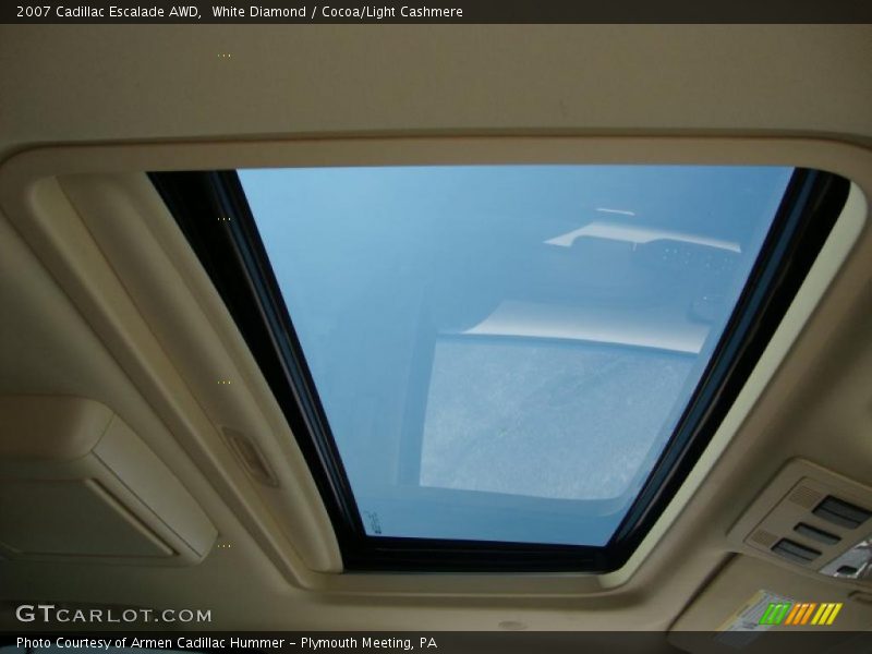 White Diamond / Cocoa/Light Cashmere 2007 Cadillac Escalade AWD