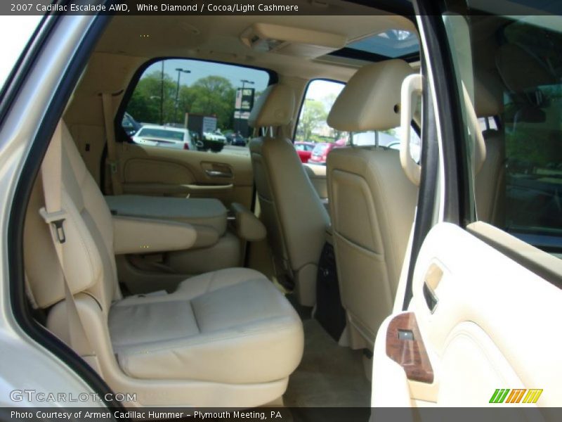 White Diamond / Cocoa/Light Cashmere 2007 Cadillac Escalade AWD