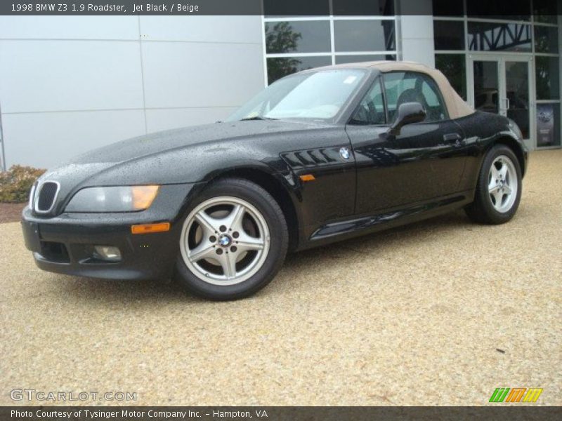 Jet Black / Beige 1998 BMW Z3 1.9 Roadster