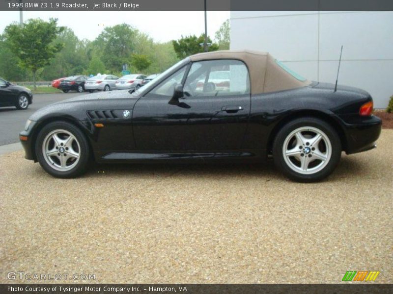 Jet Black / Beige 1998 BMW Z3 1.9 Roadster