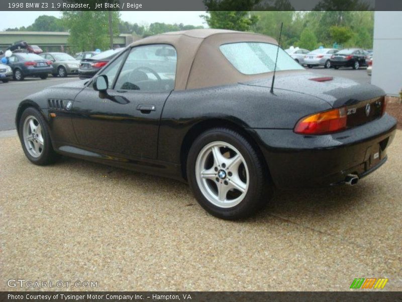 Jet Black / Beige 1998 BMW Z3 1.9 Roadster