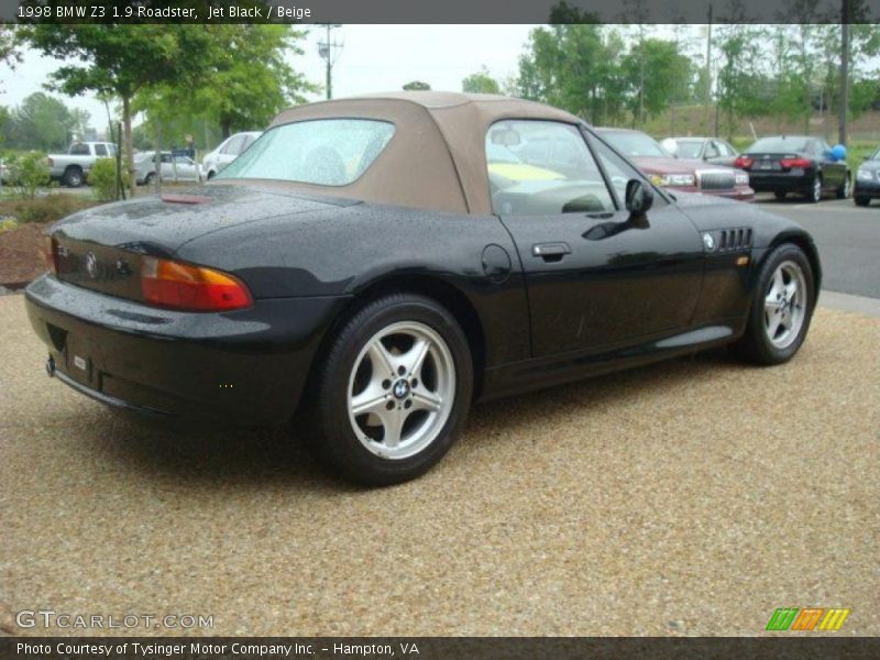 Jet Black / Beige 1998 BMW Z3 1.9 Roadster