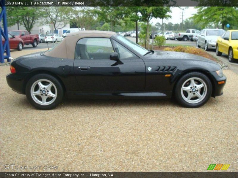 Jet Black / Beige 1998 BMW Z3 1.9 Roadster