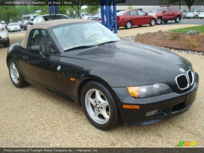 Jet Black / Beige 1998 BMW Z3 1.9 Roadster