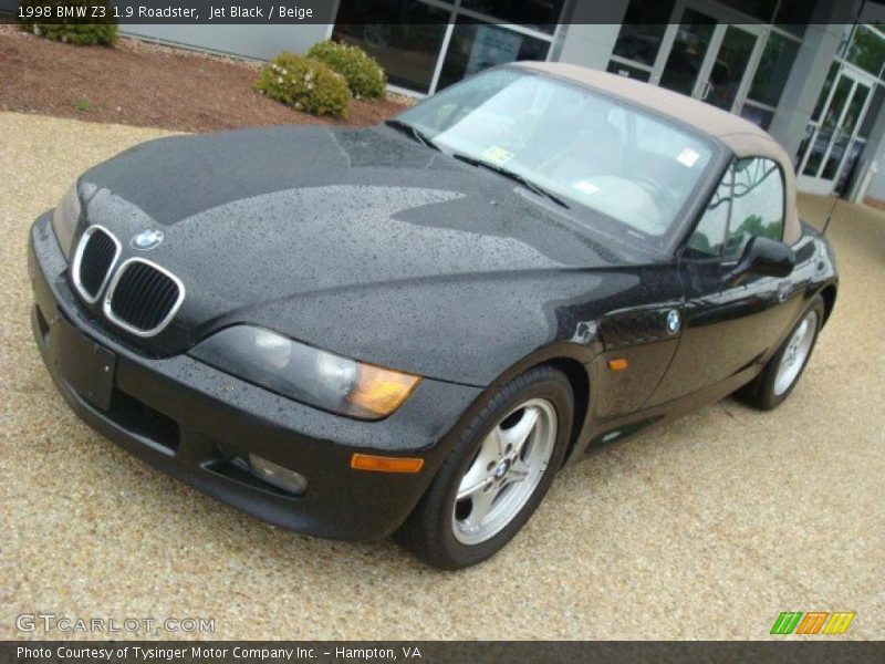 Jet Black / Beige 1998 BMW Z3 1.9 Roadster