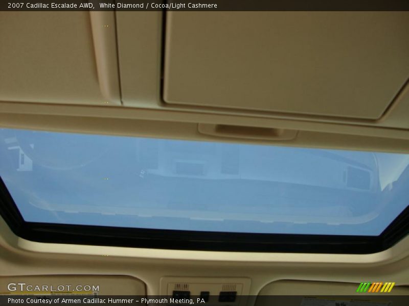 White Diamond / Cocoa/Light Cashmere 2007 Cadillac Escalade AWD
