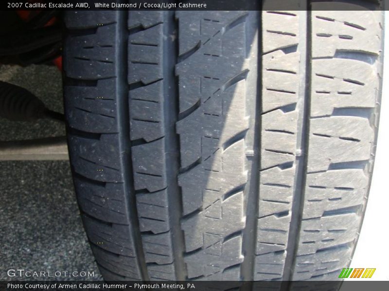 White Diamond / Cocoa/Light Cashmere 2007 Cadillac Escalade AWD