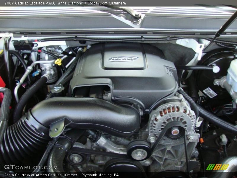 White Diamond / Cocoa/Light Cashmere 2007 Cadillac Escalade AWD