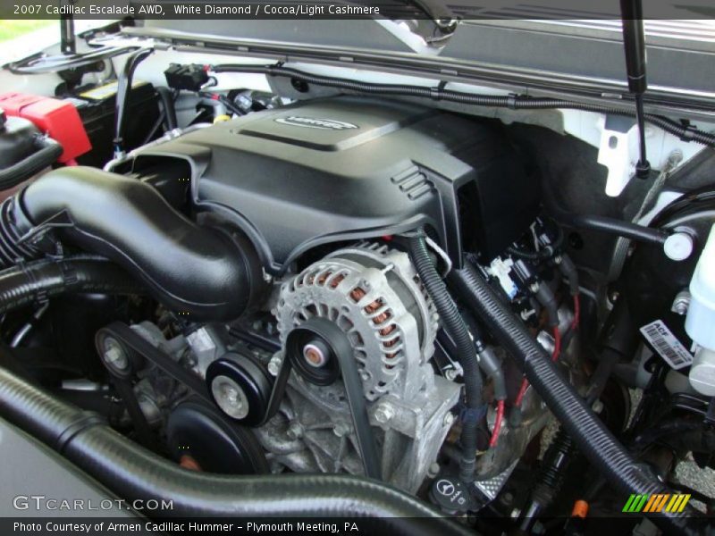 White Diamond / Cocoa/Light Cashmere 2007 Cadillac Escalade AWD