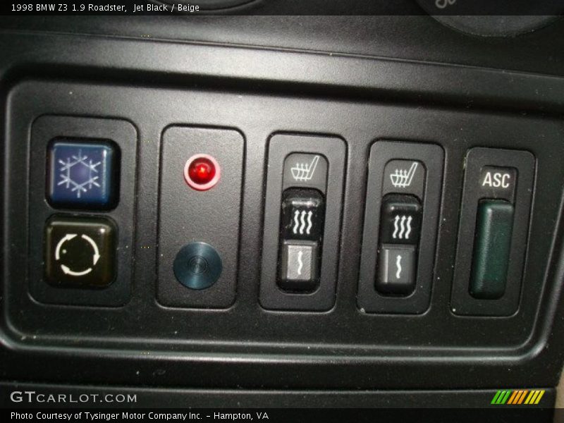 Jet Black / Beige 1998 BMW Z3 1.9 Roadster
