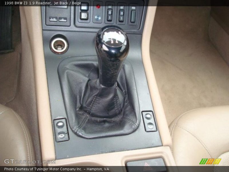 Jet Black / Beige 1998 BMW Z3 1.9 Roadster