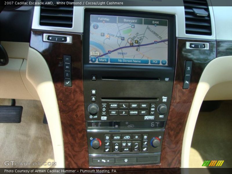 White Diamond / Cocoa/Light Cashmere 2007 Cadillac Escalade AWD