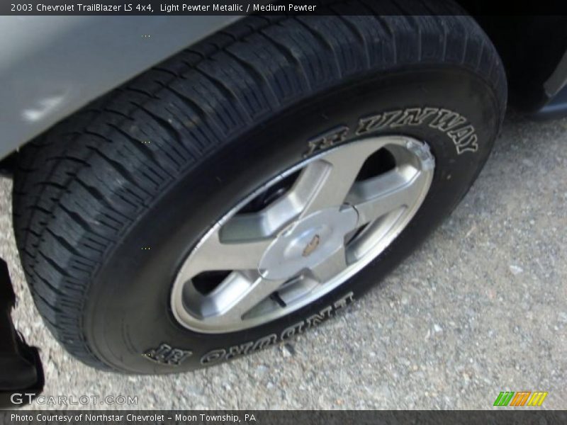 Light Pewter Metallic / Medium Pewter 2003 Chevrolet TrailBlazer LS 4x4