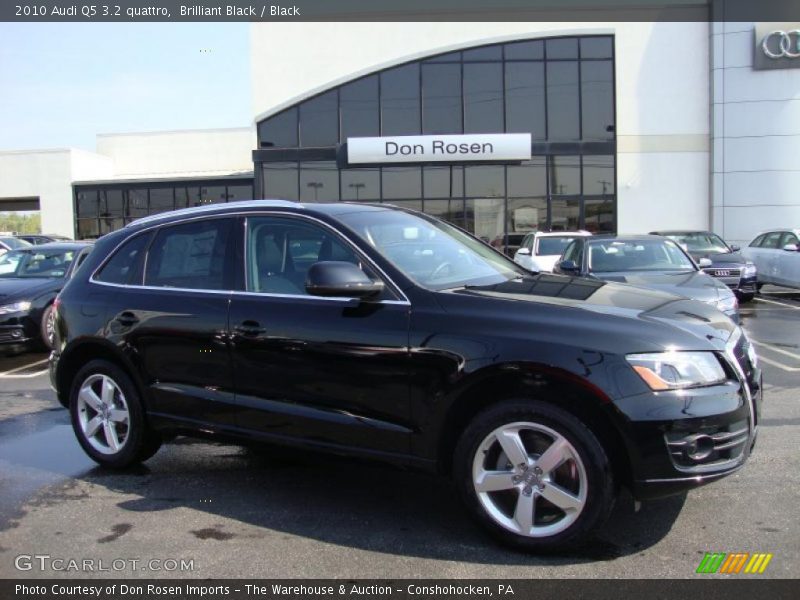 Brilliant Black / Black 2010 Audi Q5 3.2 quattro