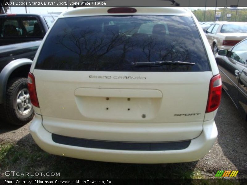 Stone White / Taupe 2001 Dodge Grand Caravan Sport