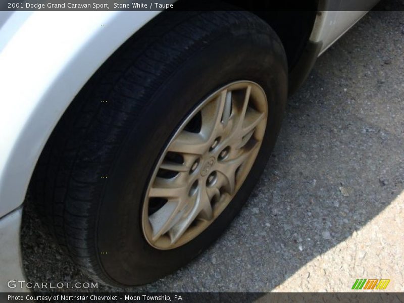 Stone White / Taupe 2001 Dodge Grand Caravan Sport