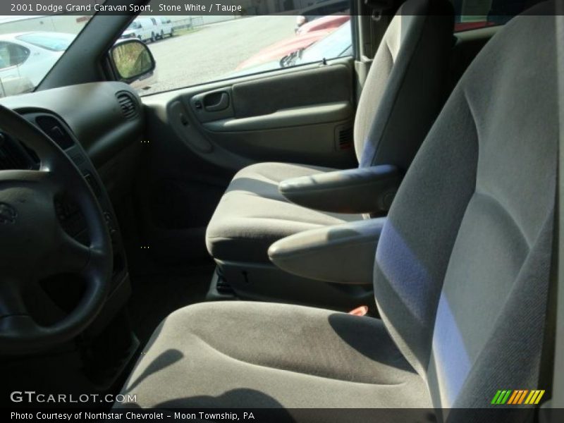 Stone White / Taupe 2001 Dodge Grand Caravan Sport