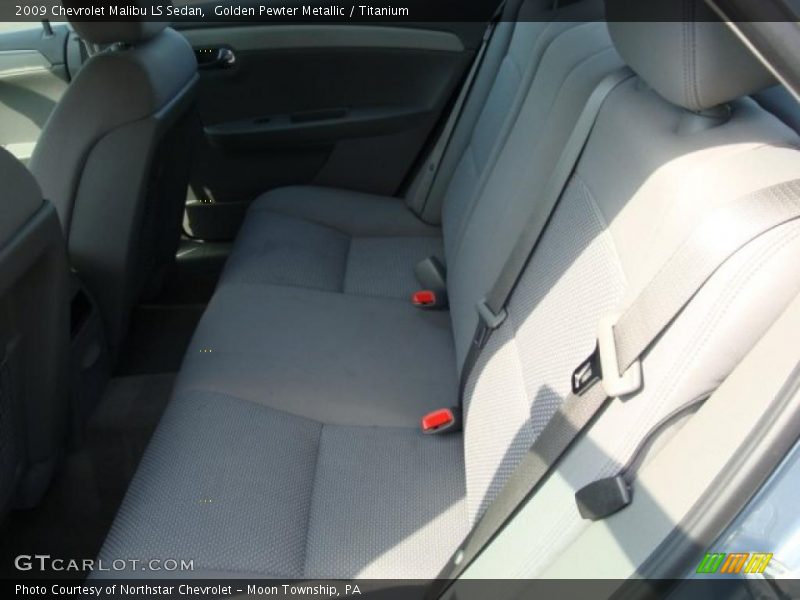 Golden Pewter Metallic / Titanium 2009 Chevrolet Malibu LS Sedan
