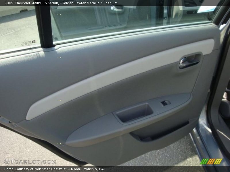 Golden Pewter Metallic / Titanium 2009 Chevrolet Malibu LS Sedan