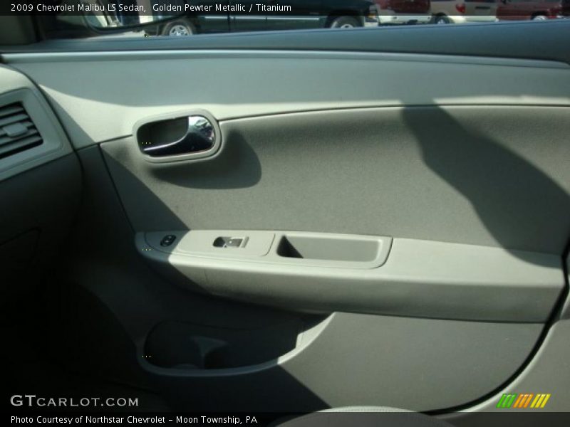 Golden Pewter Metallic / Titanium 2009 Chevrolet Malibu LS Sedan