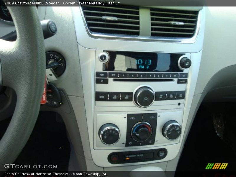 Golden Pewter Metallic / Titanium 2009 Chevrolet Malibu LS Sedan