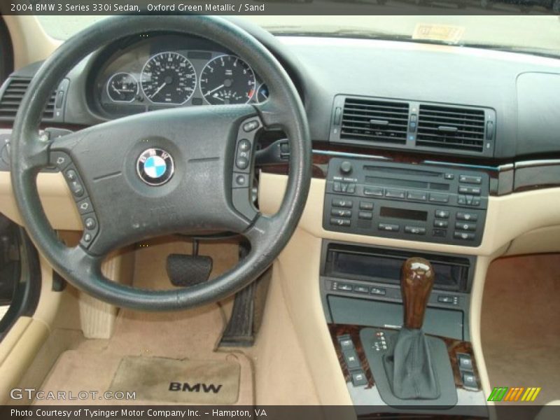 Oxford Green Metallic / Sand 2004 BMW 3 Series 330i Sedan