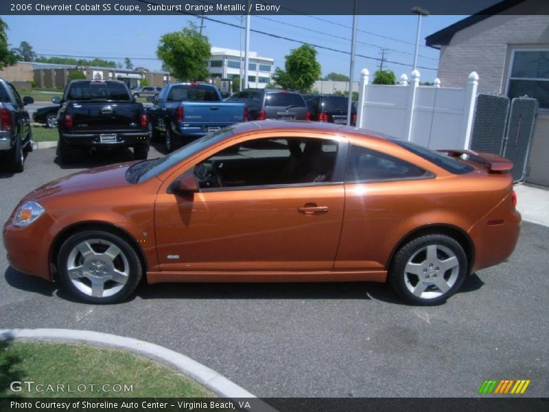 Sunburst Orange Metallic / Ebony 2006 Chevrolet Cobalt SS Coupe