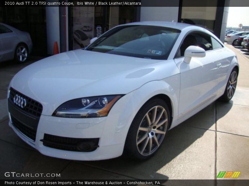 Ibis White / Black Leather/Alcantara 2010 Audi TT 2.0 TFSI quattro Coupe