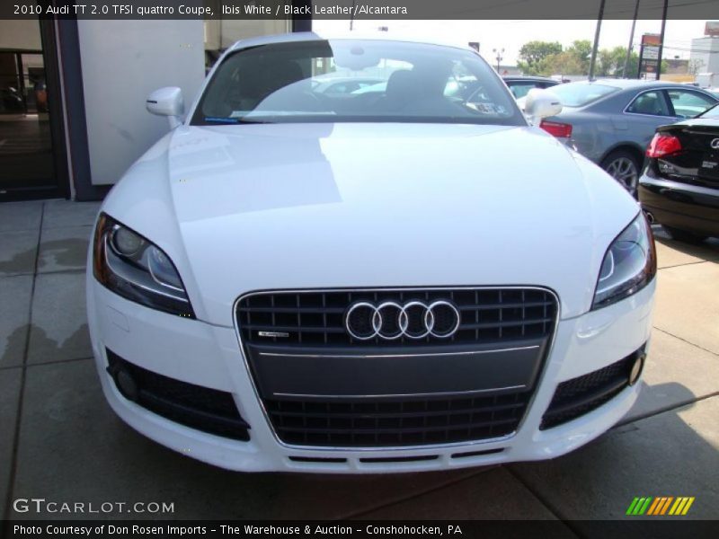Ibis White / Black Leather/Alcantara 2010 Audi TT 2.0 TFSI quattro Coupe