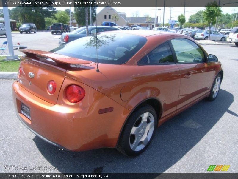 Sunburst Orange Metallic / Ebony 2006 Chevrolet Cobalt SS Coupe